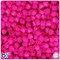 BeadTin Dark Pink Opaque 8mm Faceted Bicone Plastic Craft Beads (300pcs)